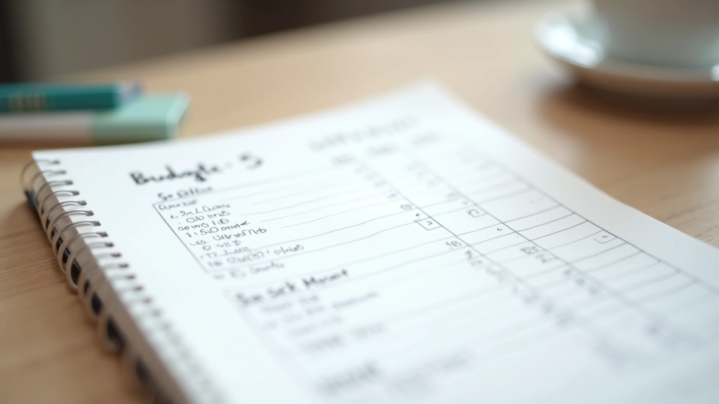 Monthly expense tracking system
